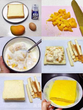 Mango Yogurt Toast recipe