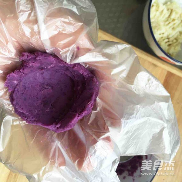 Twisted Yam Purple Sweet Potato Tea Towel recipe