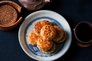 Custard Mooncake-depp Baking Lab recipe