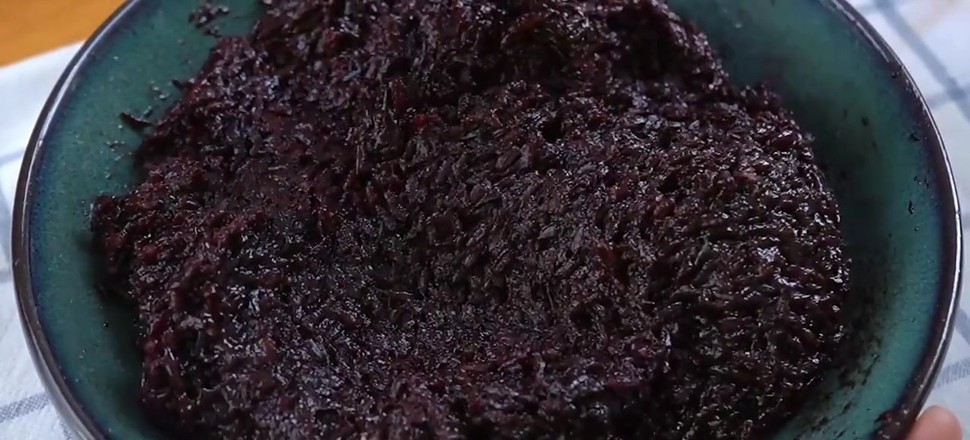 Purple Rice Pie recipe