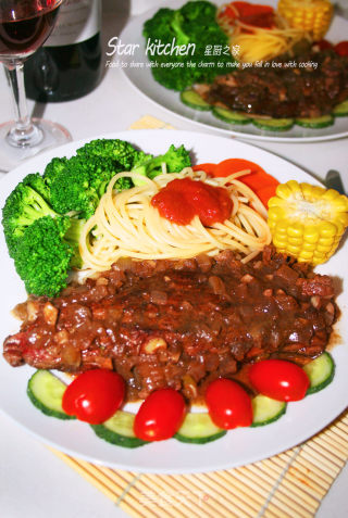 【valentine's Day Candlelight Dinner】black Pepper Steak Pasta recipe