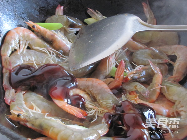 Stir-fried Prawns with Oyster Sauce recipe