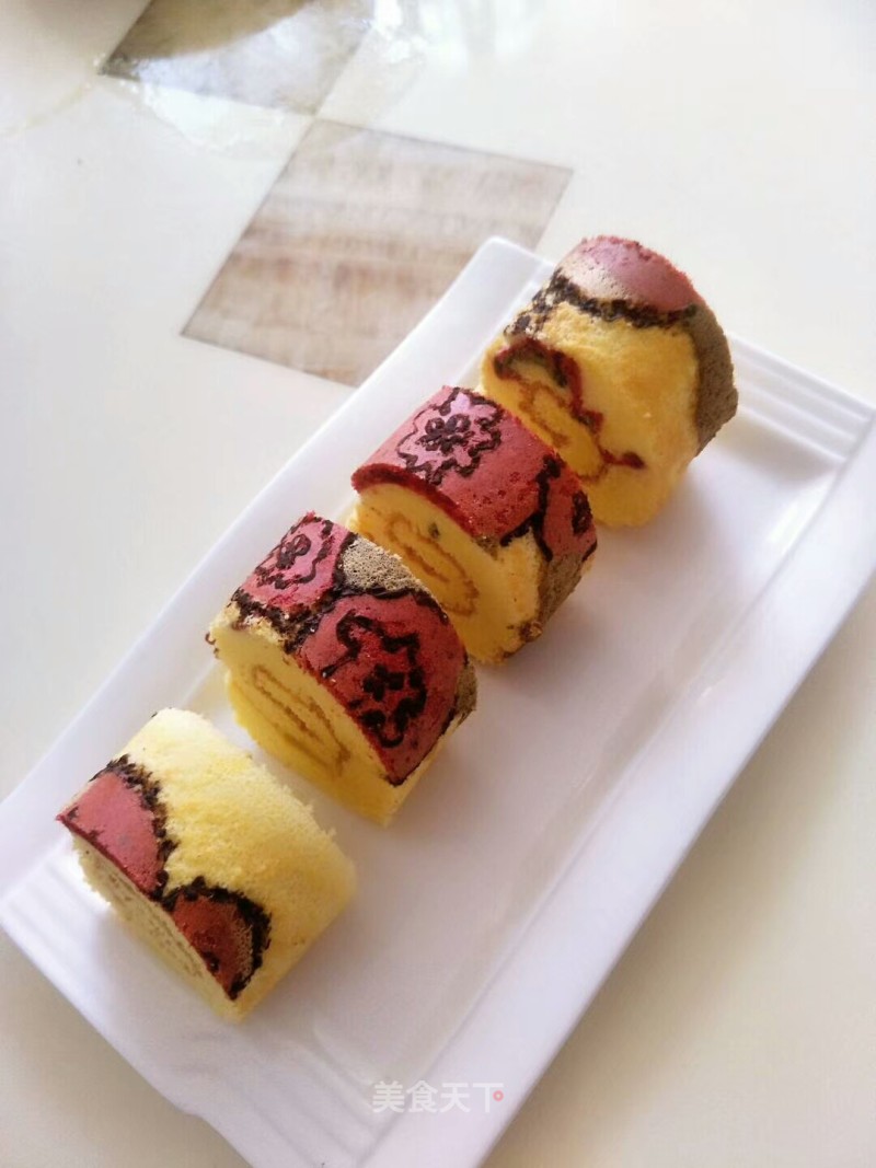 Painted Cake Roll