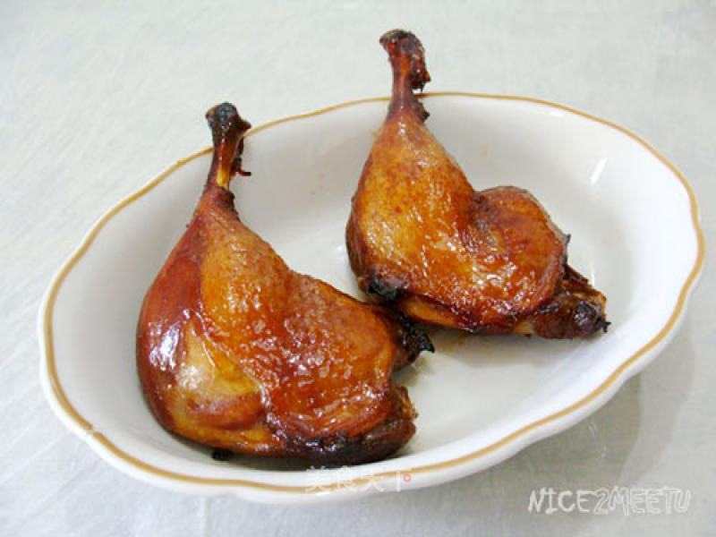 Roasted Duck Leg in Honey Sauce recipe