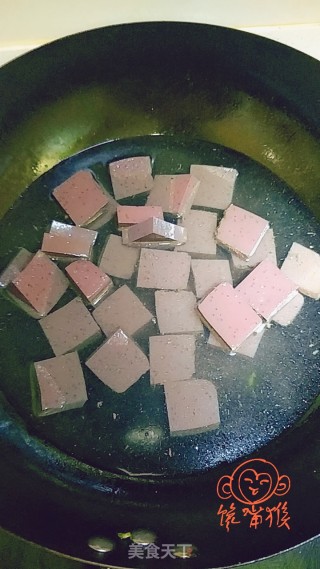 Colorful Blood Tofu recipe