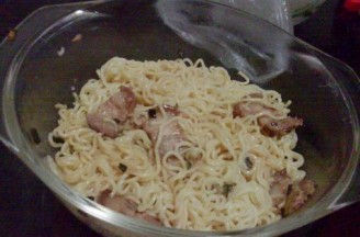 Shacha Pork Noodles recipe