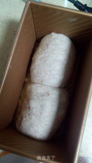 #四节 Baking Competition And是爱吃节# Whole Wheat Cocoa Two-color Toast recipe