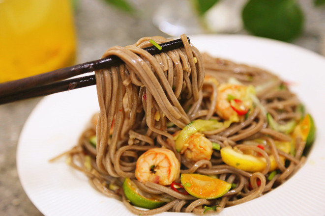 Sour and Spicy Soba Noodles-essential for Weight Loss in Summer recipe