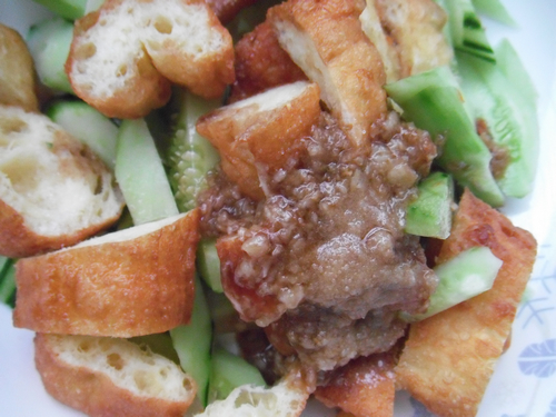 Cucumber Fritters recipe