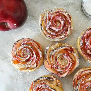 Rose Pattern Apple Tower recipe