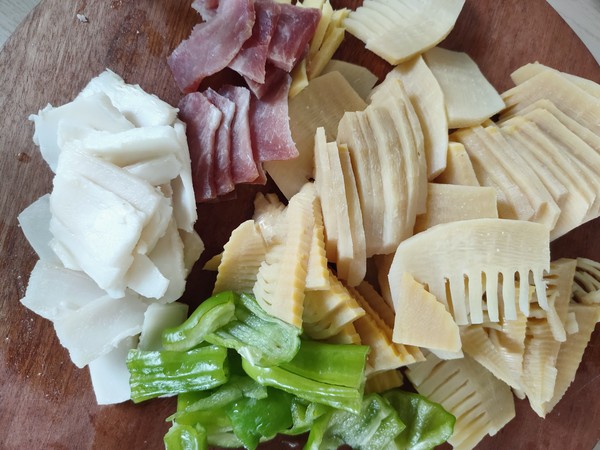 Bacon Winter Bamboo Shoots recipe