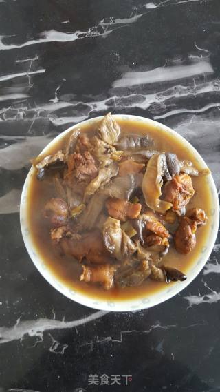 Stewed Chicken with Mushrooms recipe