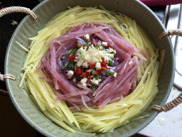 Potato Shredded Spinach Burrito recipe