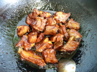 Braised Pork Ribs with Sour Plum Sauce recipe