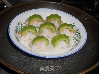 [zhejiang Cuisine] Bitter Gourd Wishful Shrimp recipe