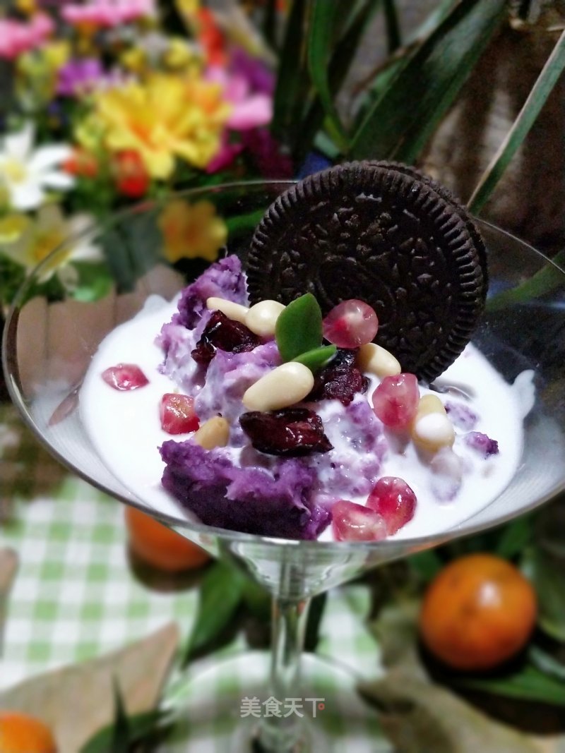 Purple Potato Yam Puree recipe