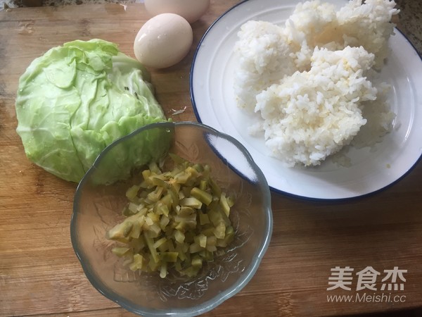 Fried Rice with Ball Vegetables recipe