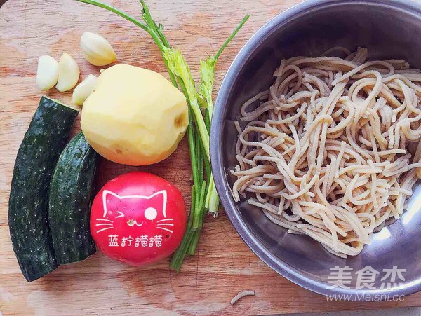 Noodles with Mashed Potatoes recipe