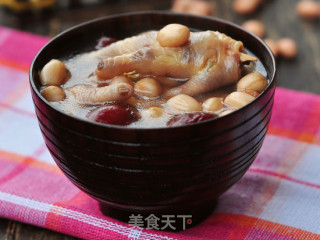 Peanut Soup with Chicken Feet recipe