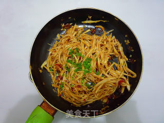 Spicy Shredded King Pleurotus recipe