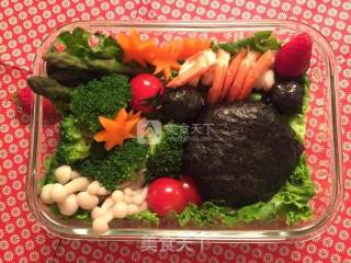 #巴黎春游赏樱# of Kumamoto Bear Bento recipe