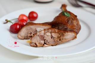 #aca烤明星大赛#roasted Shacha Duck Legs recipe