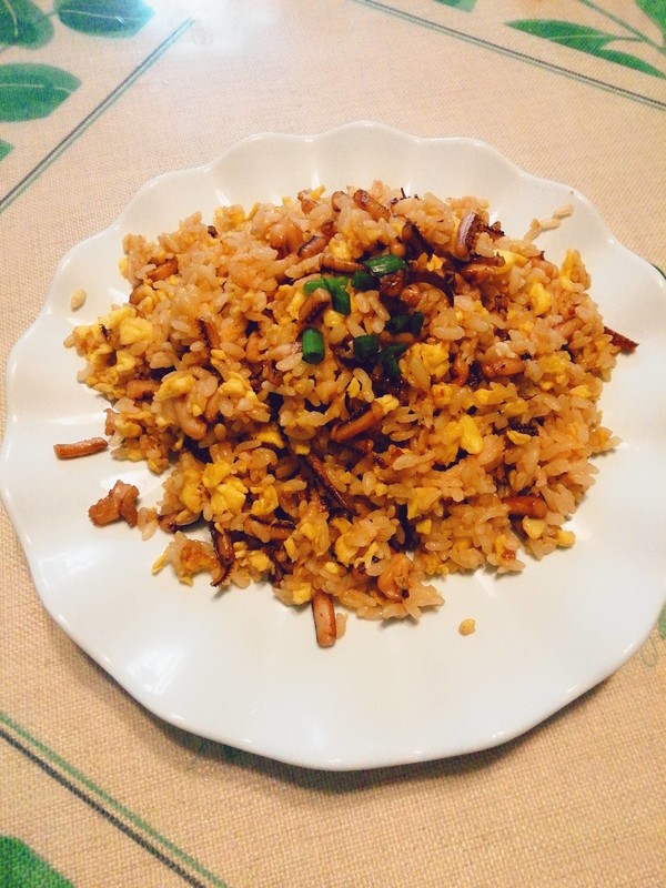 Squid and Shrimp Fried Rice recipe