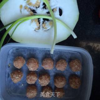 Winter Melon Meatball Soup recipe