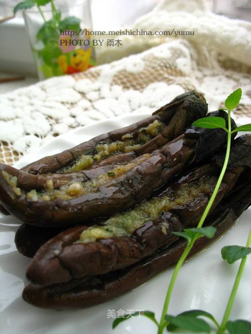 Eggplant with Mint and Garlic-a Cool Summer Side Dish
