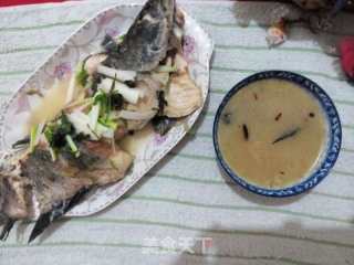 Braised Black Fish and Mushroom Soup recipe