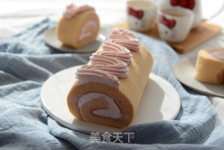 Dragon Fruit Cake Roll recipe