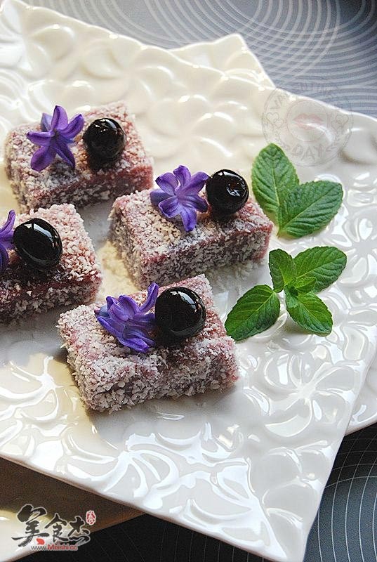 Purple Sweet Potato Cake recipe