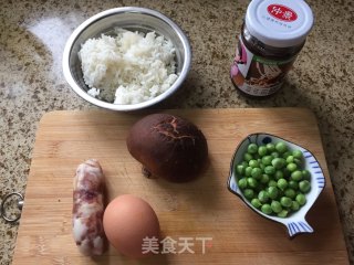 Fried Rice with Mushroom Sauce recipe