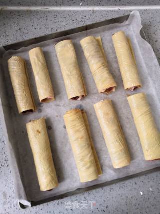 Beef Rolls with Soy Sauce and Tofu Skin recipe