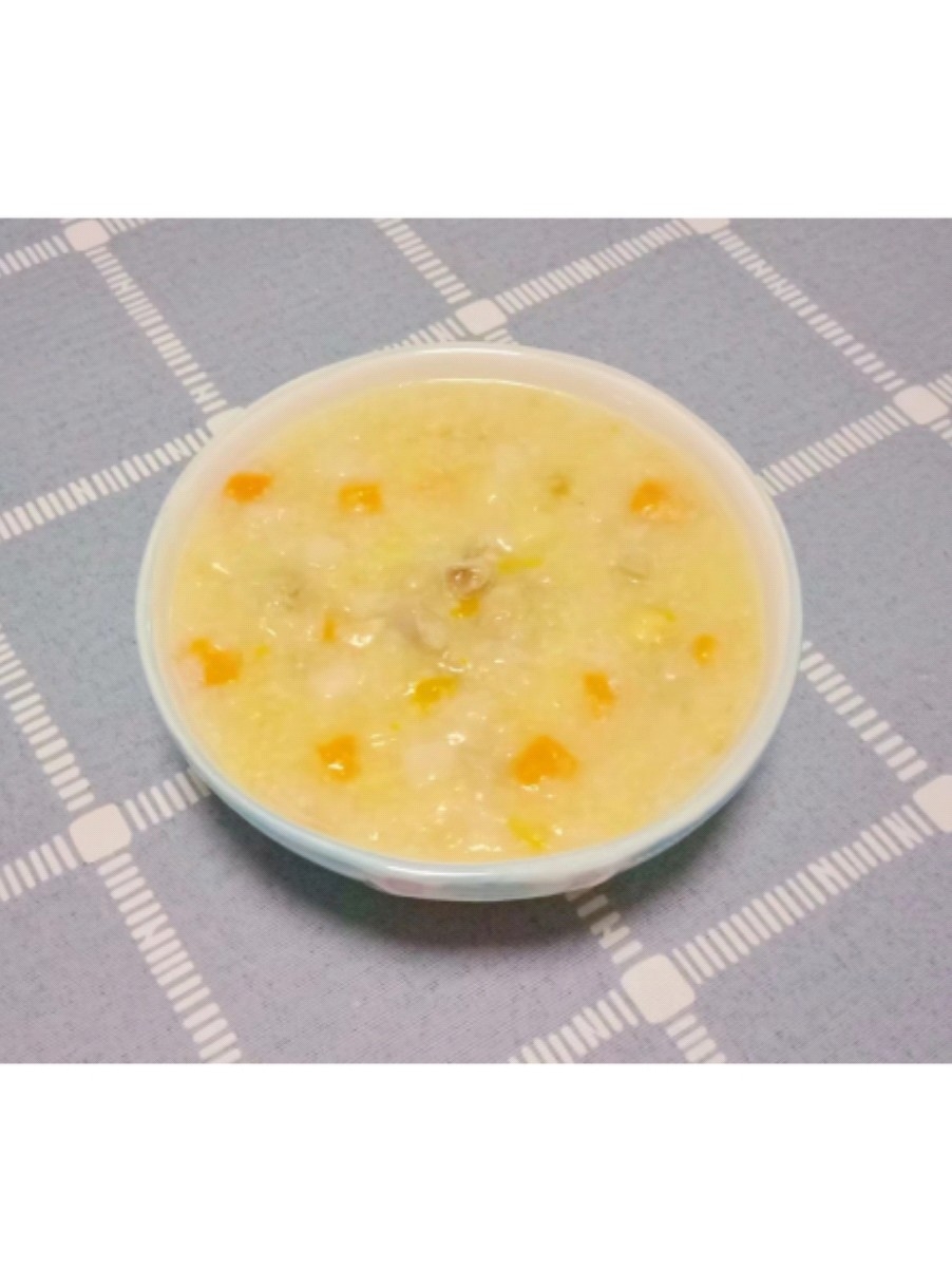 Shuangmi Lianzi Spare Ribs Congee (baby Food Supplement) recipe