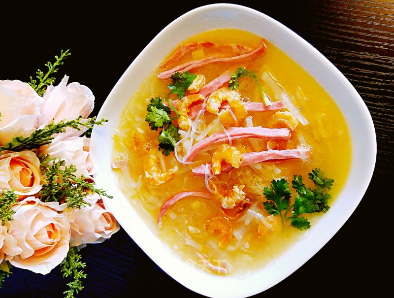 Ham, Shrimp and Radish Soup recipe