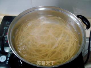 Pasta "cold-marinated Shrimp Garlic Pasta" recipe