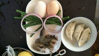 Onion Shrimp Egg Rice recipe