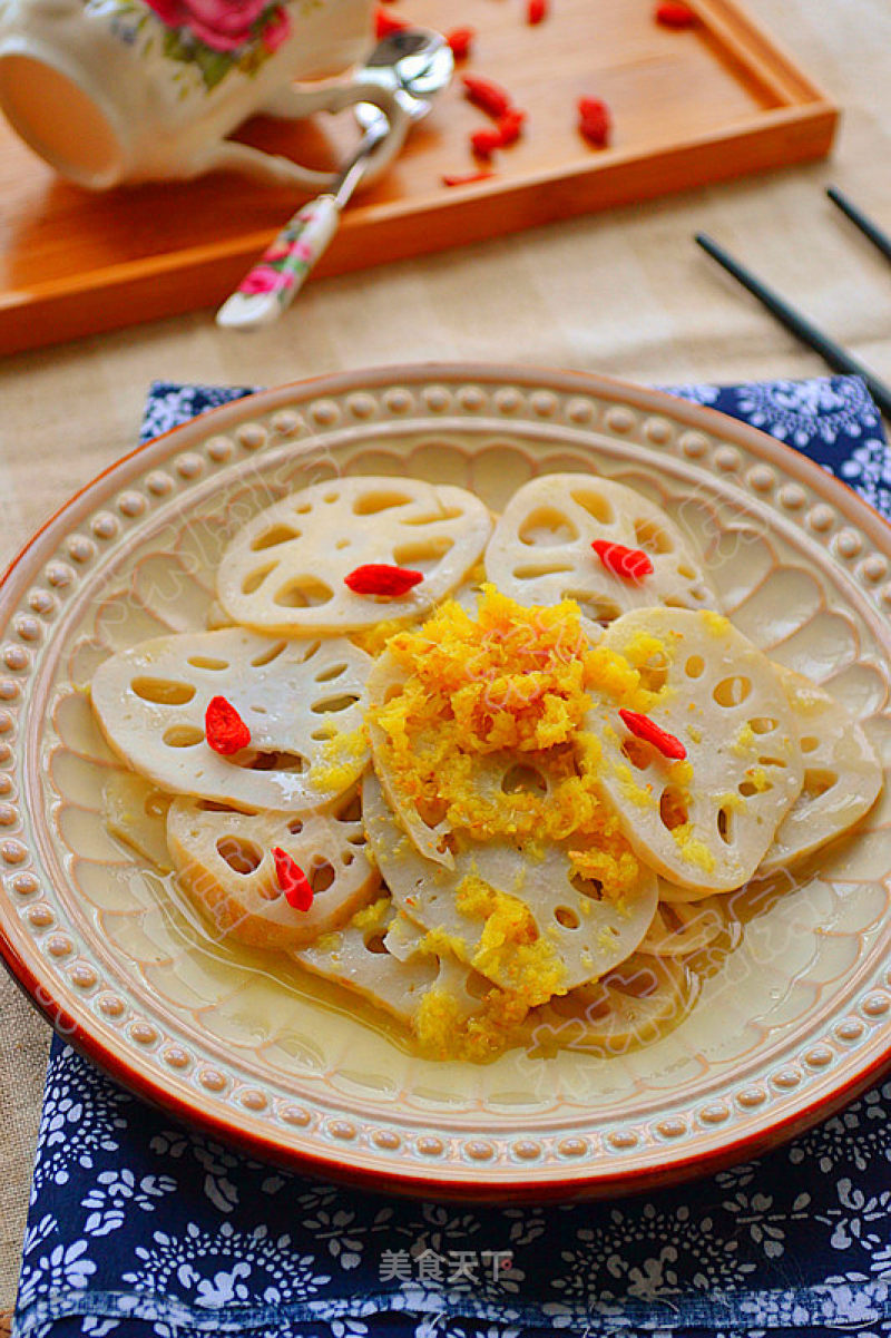 Hot Ginger Lotus Root Slices recipe