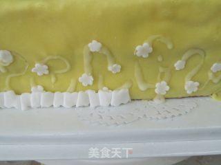 Fondant Cake---peach Blossom recipe