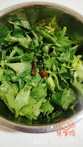 Celery Leaf Salad recipe