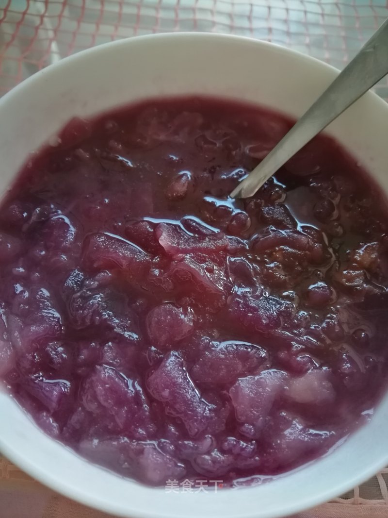 Purple Sweet Potato and Tremella Soup recipe