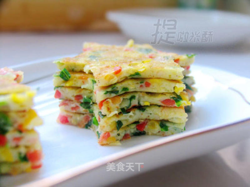 Change The Vegetables that The Baby Doesn't Like-mini Vegetable Star Pancakes recipe