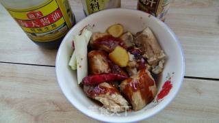 #信之美五常大米试吃#teriyaki Pork Ribs Rice (microwave) recipe