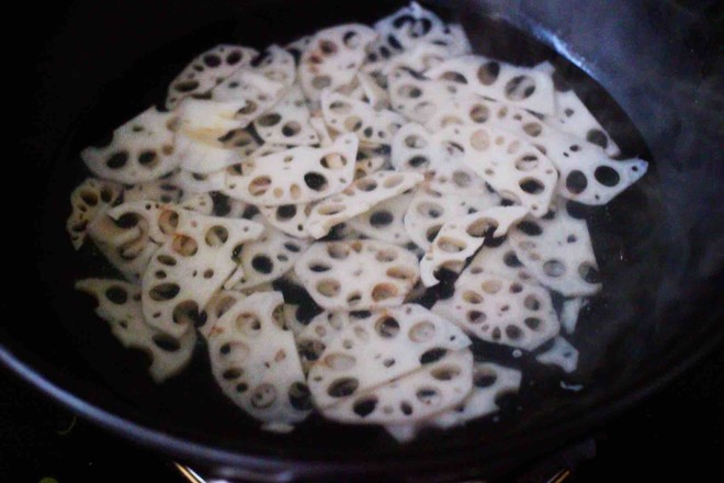 Lotus Root Slices Popped Peach Blossom Octopus recipe