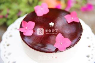 #aca烤明星大赛#blueberry Mousse Cake recipe