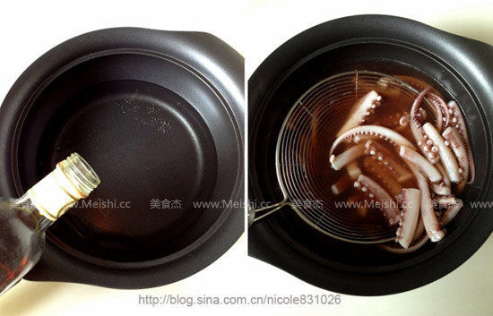 Spicy Squid Whisk recipe