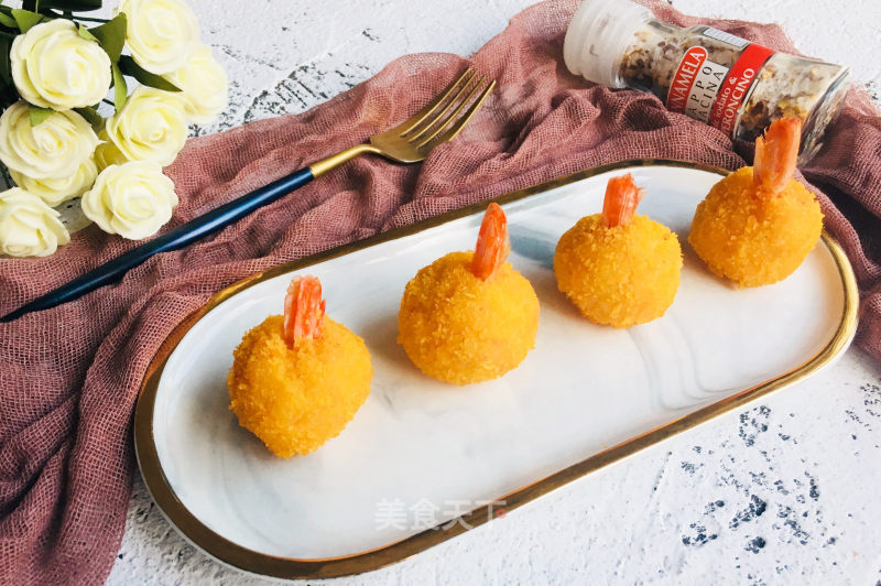 Golden Cheese Prawn Balls recipe