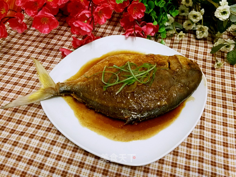 [tianjin] Braised Flat Fish in Brown Sauce recipe