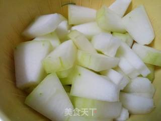 Braised Winter Melon with Roasted Bones recipe